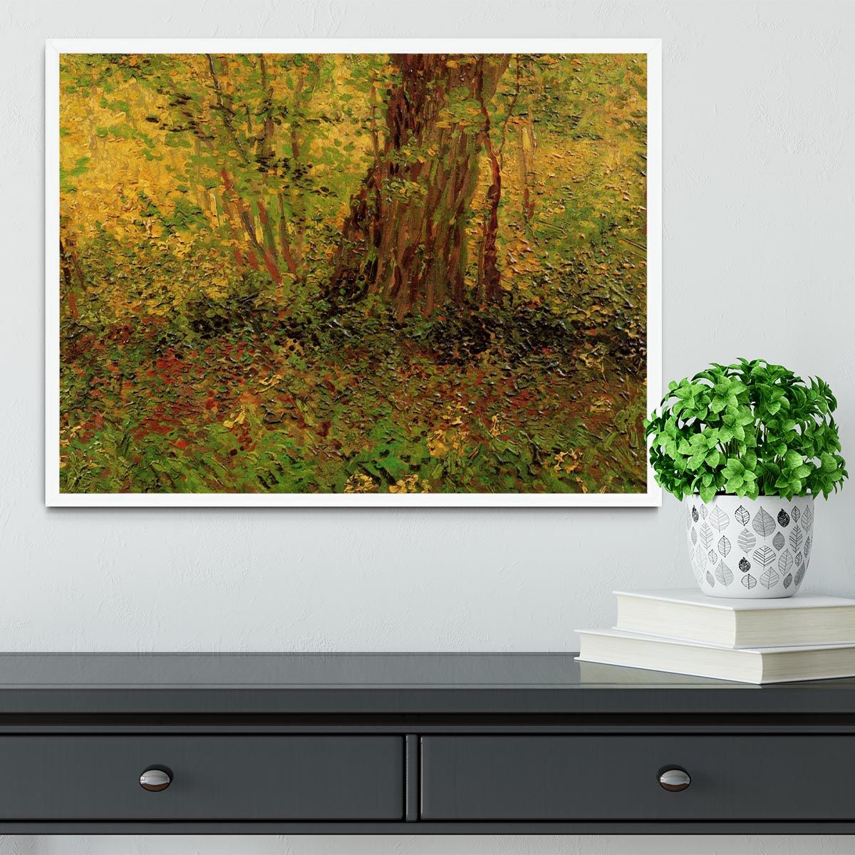 Van Gogh Undergrowth 2 Framed Wall Print
