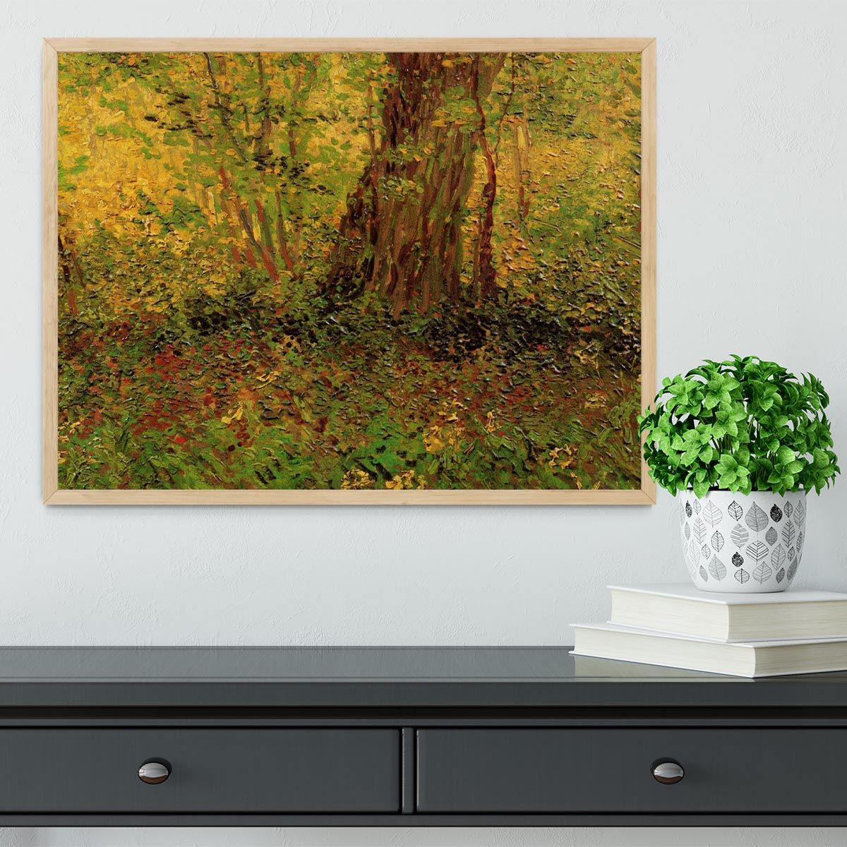 Van Gogh Undergrowth 2 Framed Wall Print