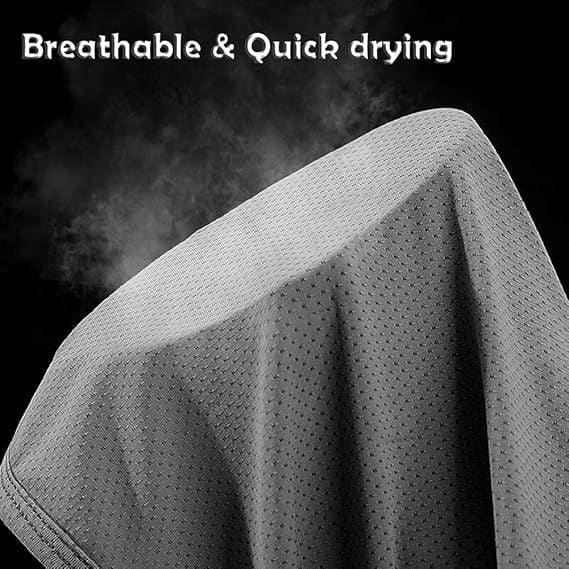Unisex Sun Protection Neck Shade Mesh Cap with Cooling Face Covering