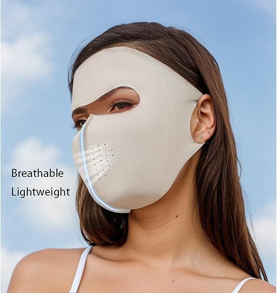 UPF 50+ Sun Protection Face Mask for Women