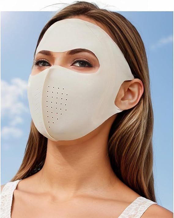 UPF 50+ Sun Protection Face Mask for Women
