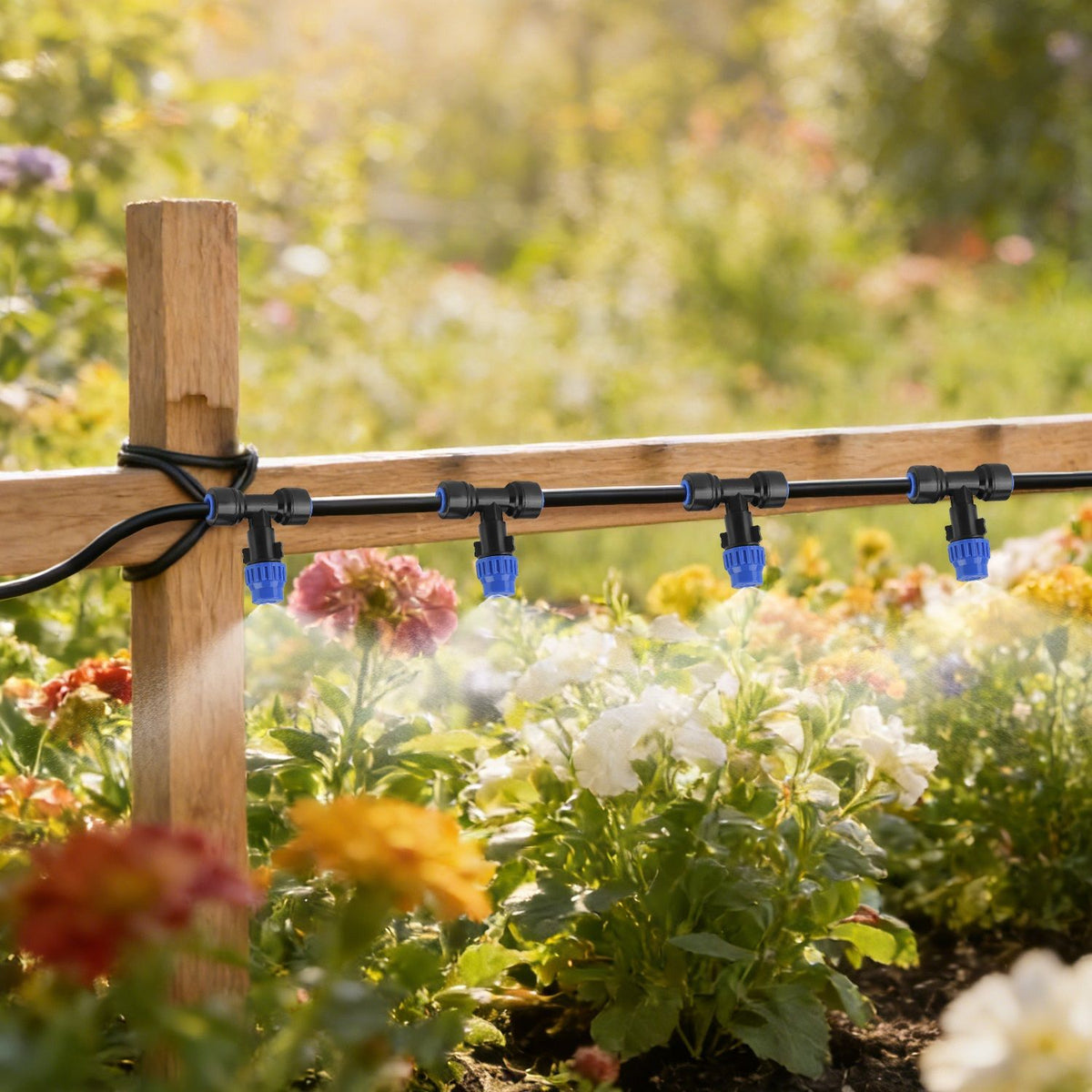 Complete Drip Irrigation System Kit – with Adjustable Nozzles