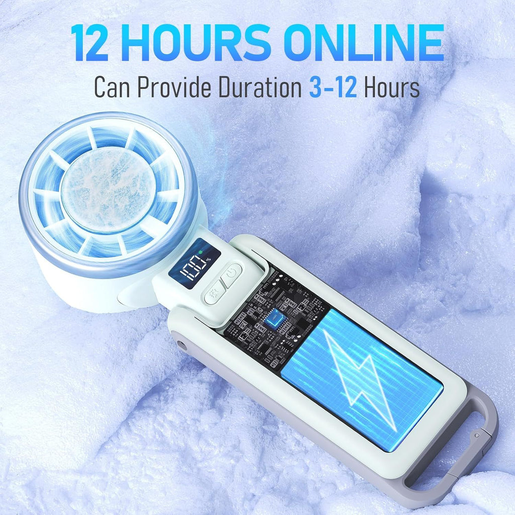 Upgraded Portable Handheld Fan for Personal Cooling