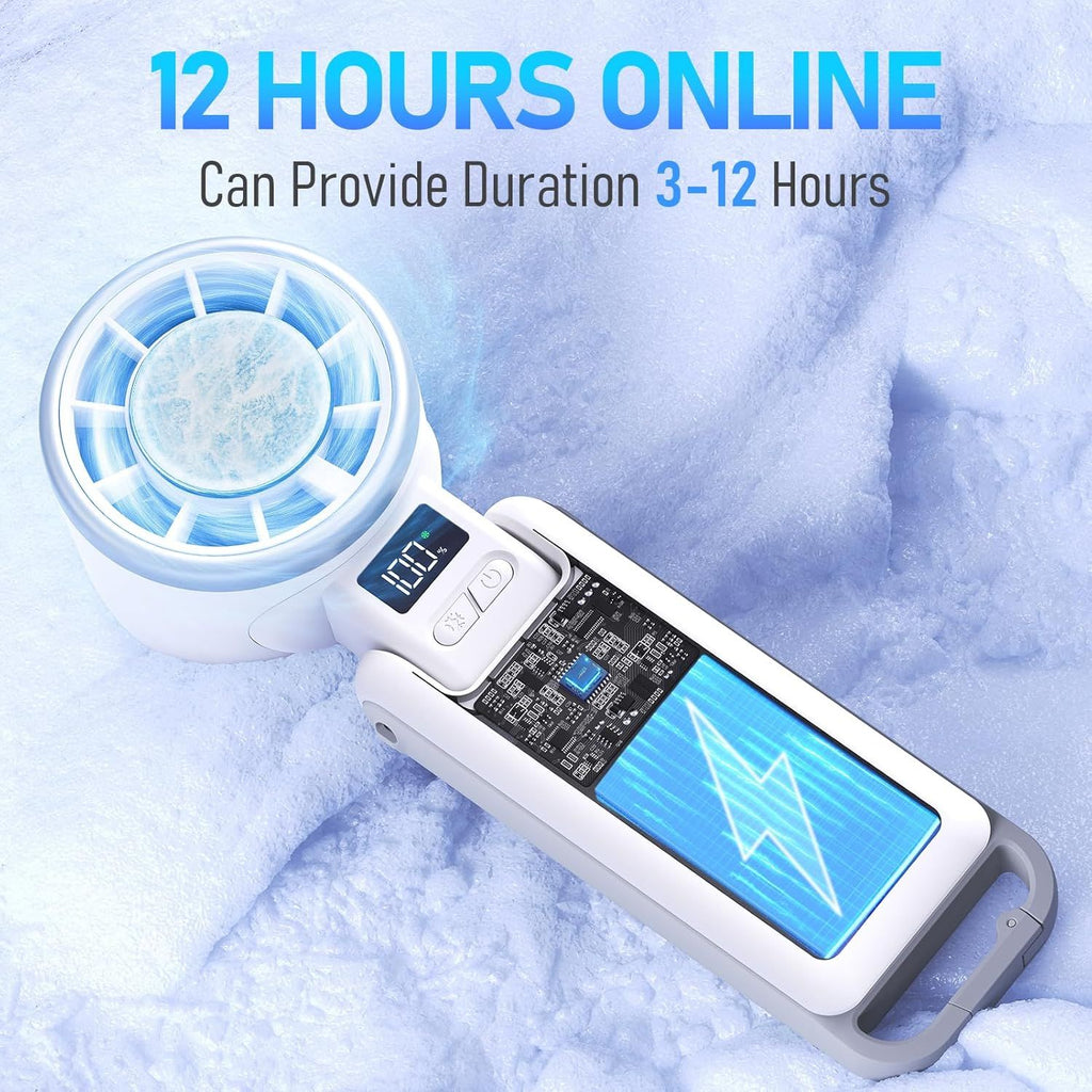 Upgraded Portable Handheld Fan for Personal Cooling