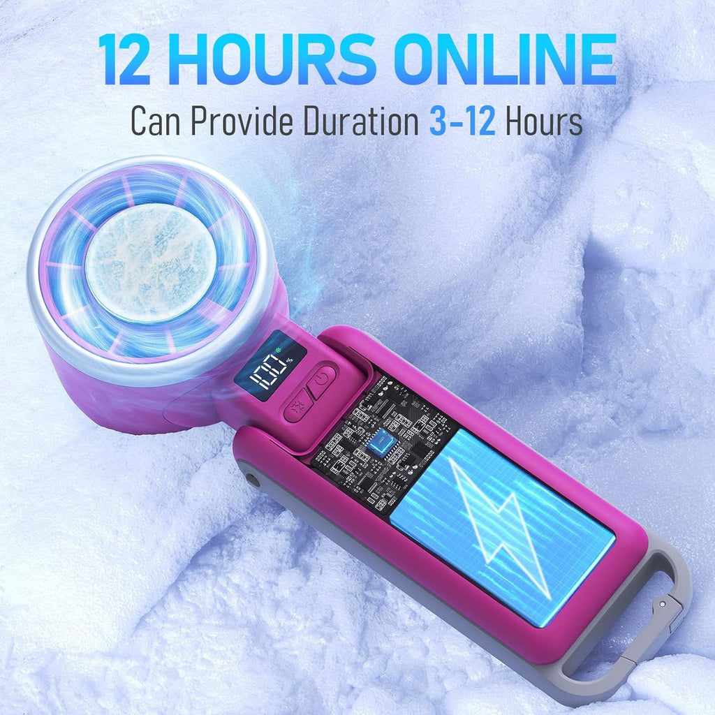Upgraded Portable Handheld Fan for Personal Cooling