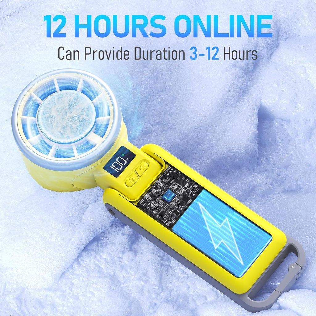 Upgraded Portable Handheld Fan for Personal Cooling