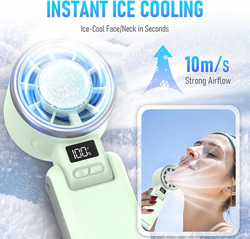 Upgraded Portable Handheld Fan for Personal Cooling