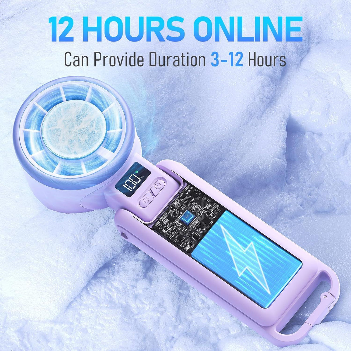 Upgraded Portable Handheld Fan for Personal Cooling