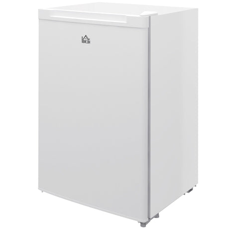 Upright Freezer with Adjustable Thermostat and Reversible Door for Small Spaces