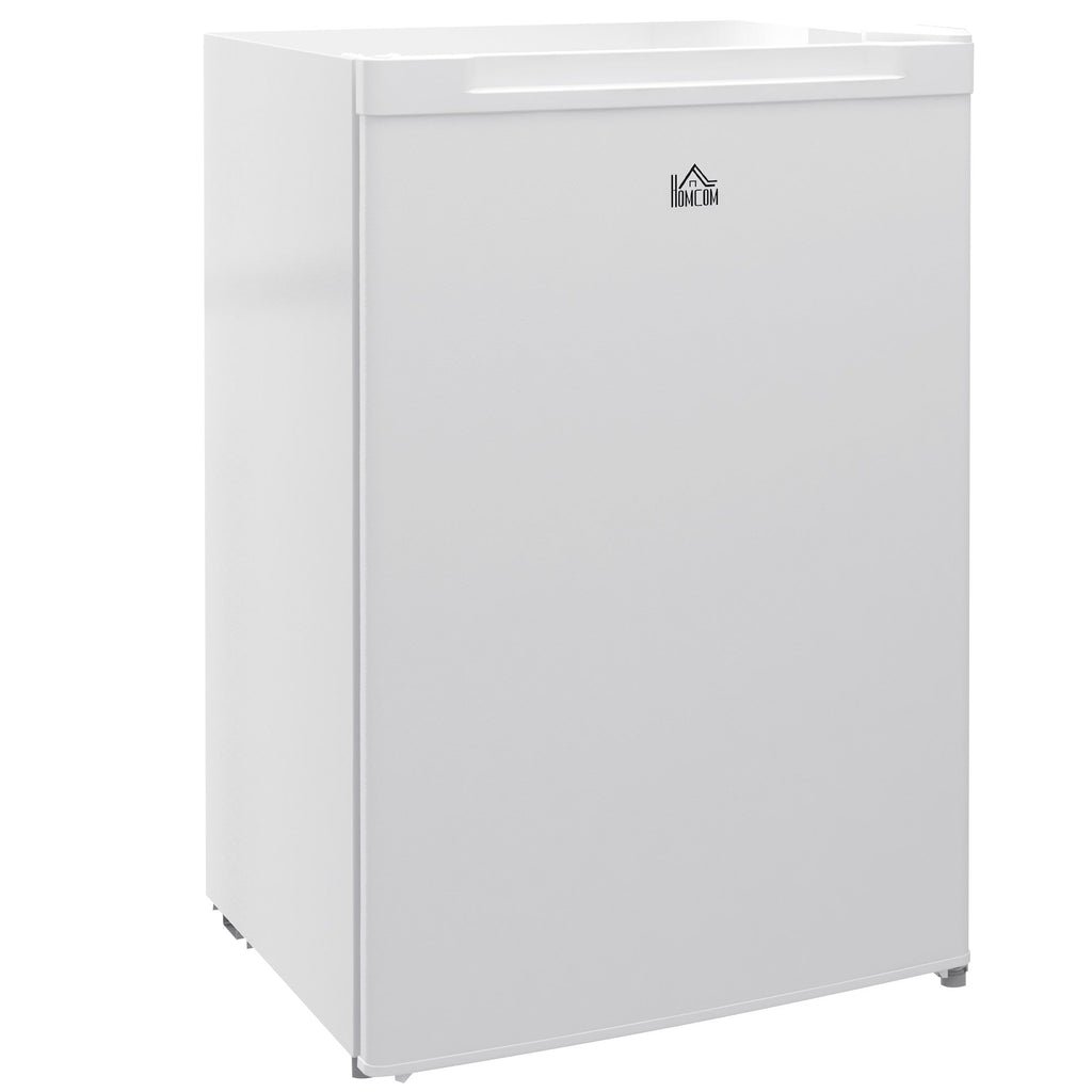 Upright Freezer with Adjustable Thermostat and Reversible Door for Small Spaces