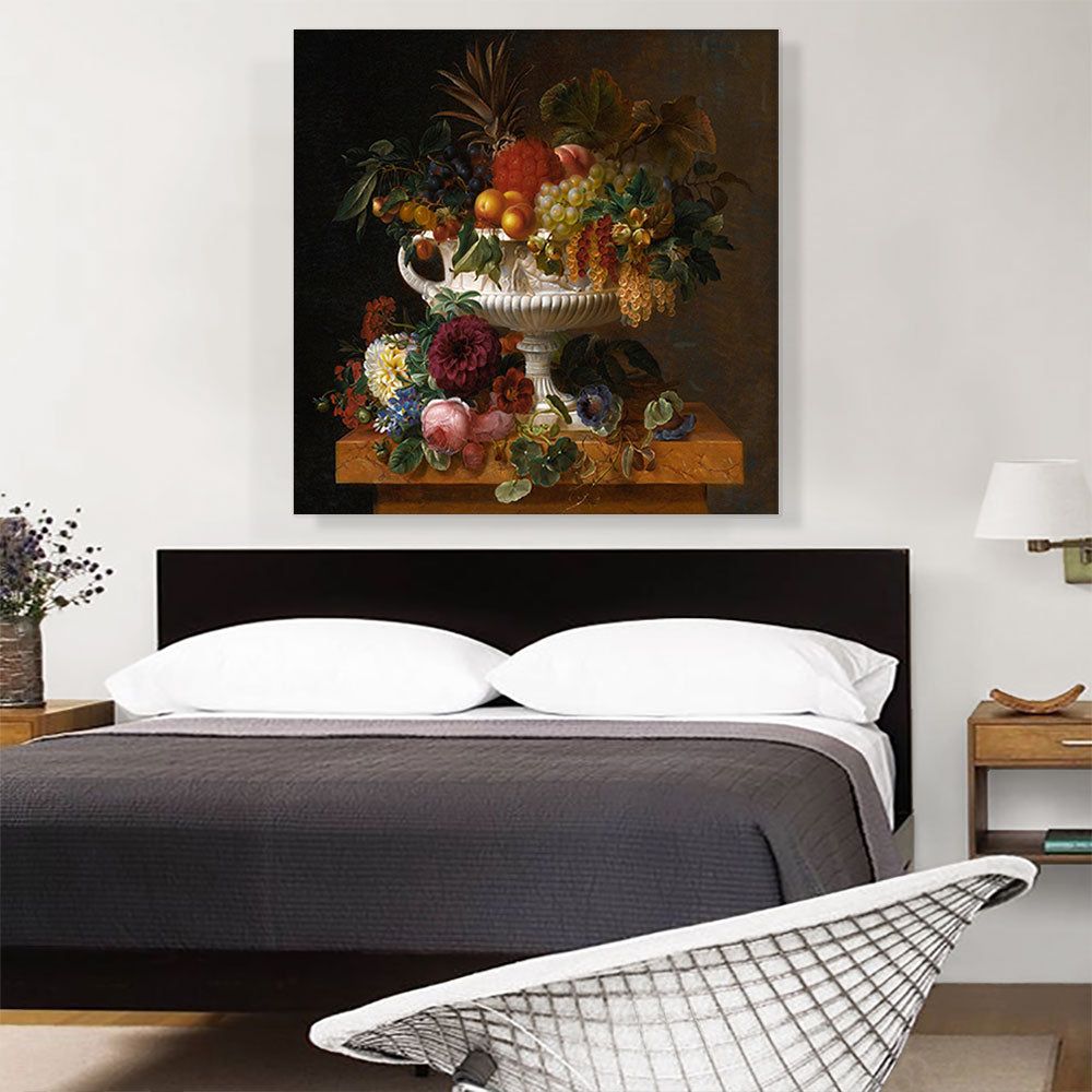 Canvas Wall Art of Fruits and Flowers - Premium Print