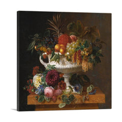 Canvas Wall Art of Fruits and Flowers - Premium Print