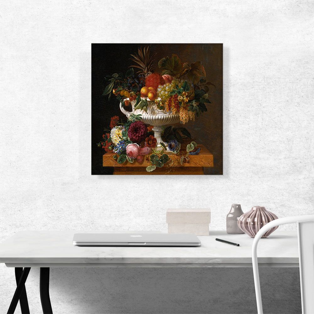 Canvas Wall Art of Fruits and Flowers - Premium Print