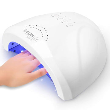 Compact UV LED Gel Nail Lamp with Three Timer Settings