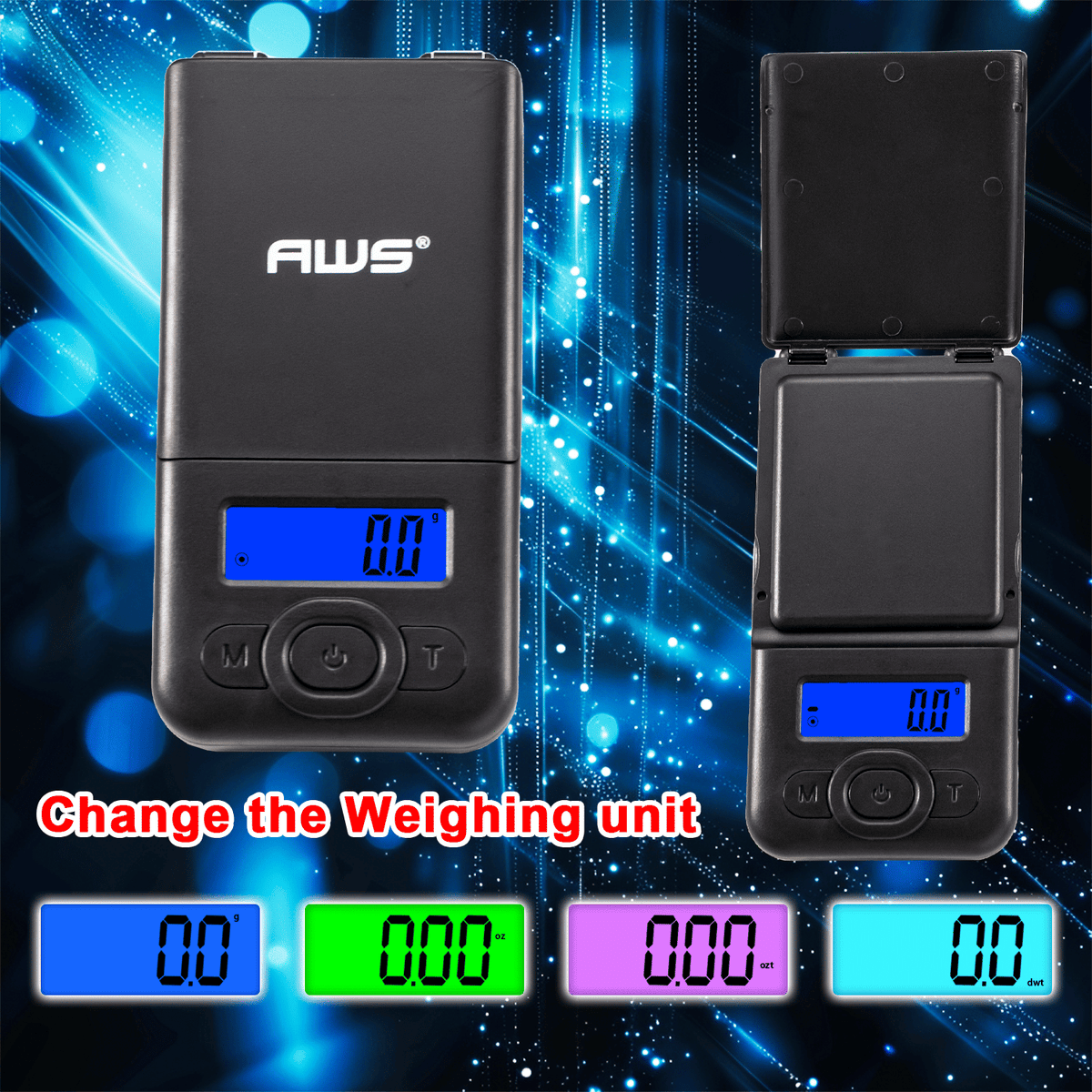 American Weigh V2 Digital Pocket Scale with Tare