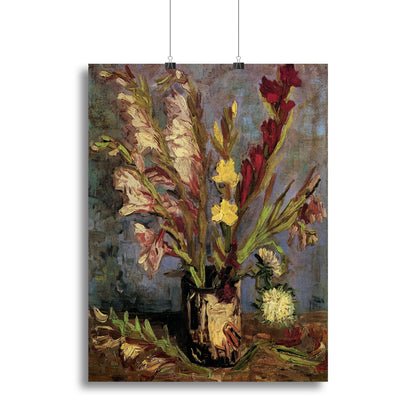 Van Gogh Vase with Gladioli 4 Canvas Print – Premium Wall Art