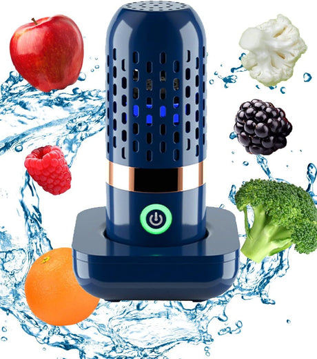 Wireless OH-Ion Food Cleaning Device