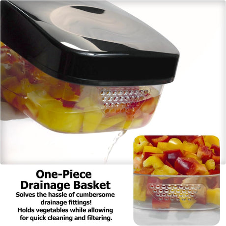 Countertop Vegetable Chopper with Container