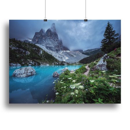 Veneto Lago Di Sorapis Panoramic Wall Art