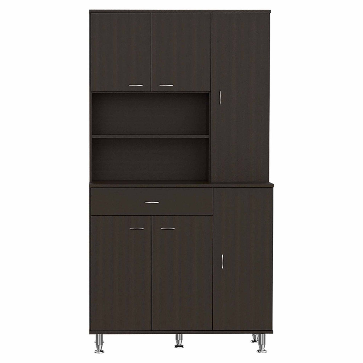 Venice Pantry Cabinet with Layered Kitchen Storage