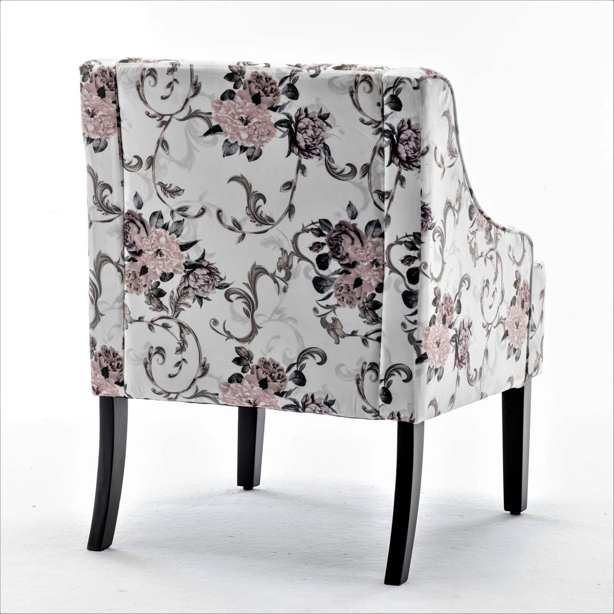 Versatile Upholstered Side Chair with Solid Wood Frame and Cushioned Comfort