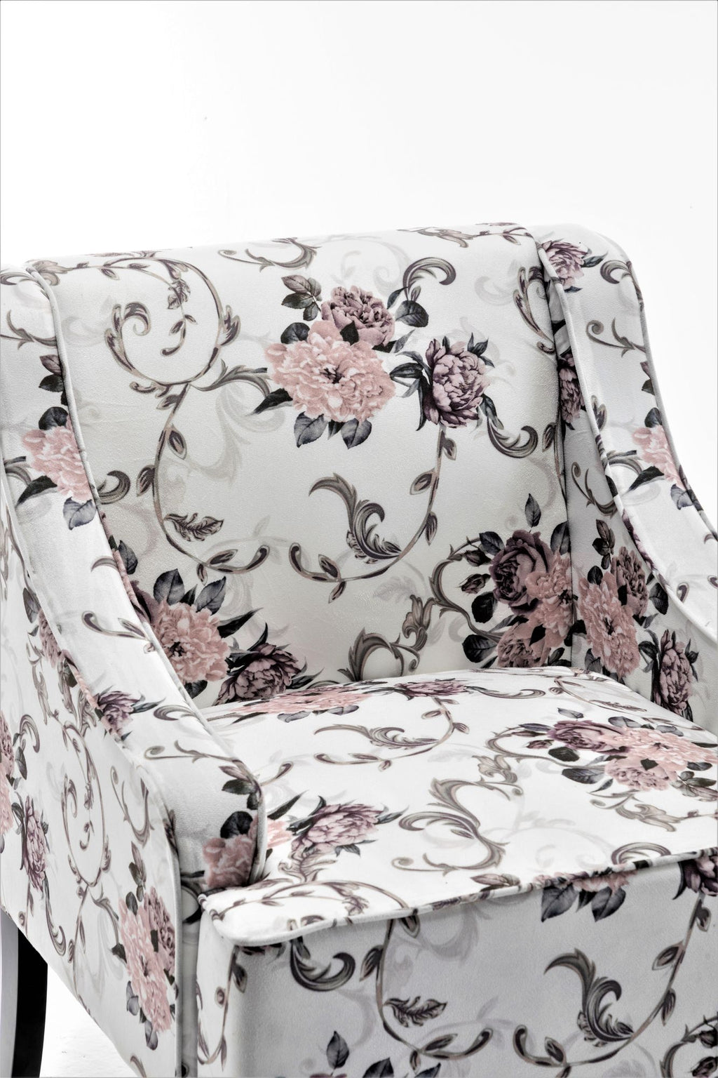 Versatile Upholstered Side Chair with Solid Wood Frame and Cushioned Comfort