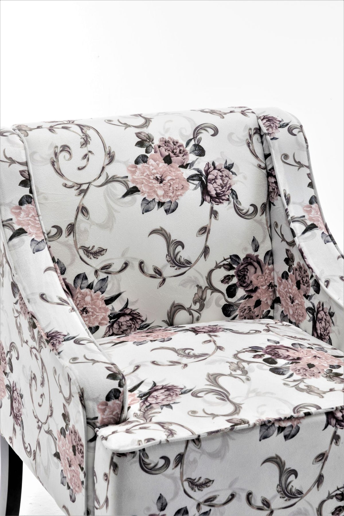 Versatile Upholstered Side Chair with Solid Wood Frame and Cushioned Comfort