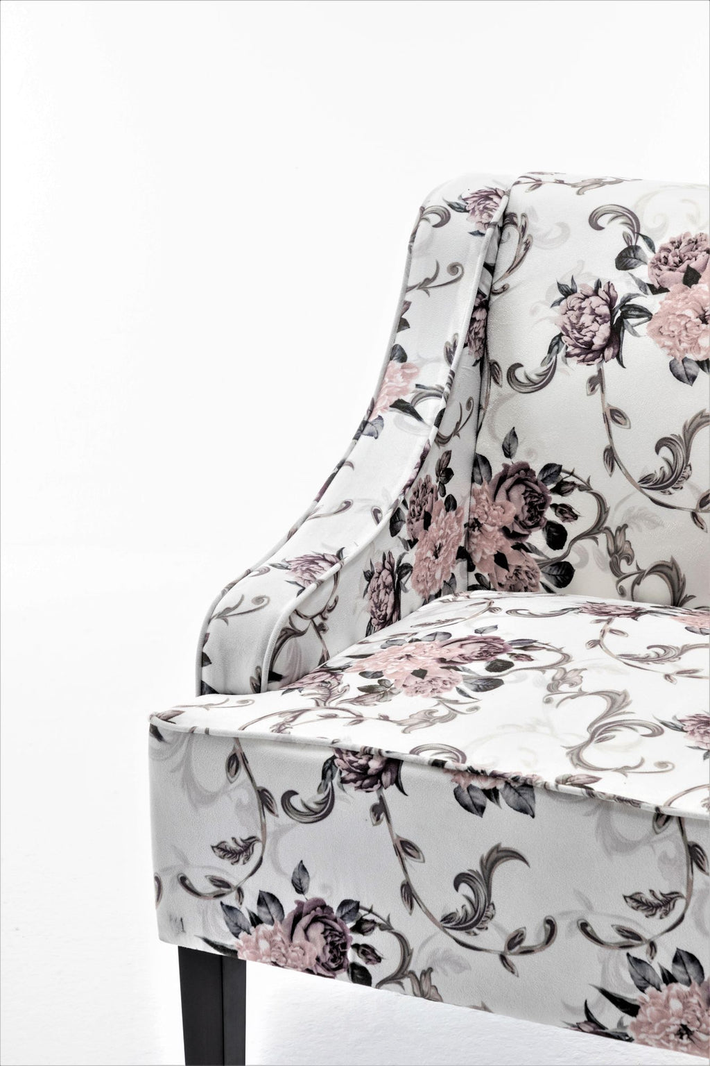 Versatile Upholstered Side Chair with Solid Wood Frame and Cushioned Comfort