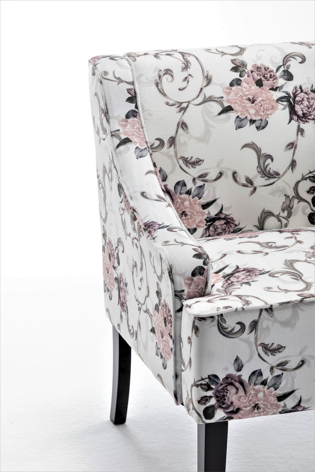 Versatile Upholstered Side Chair with Solid Wood Frame and Cushioned Comfort