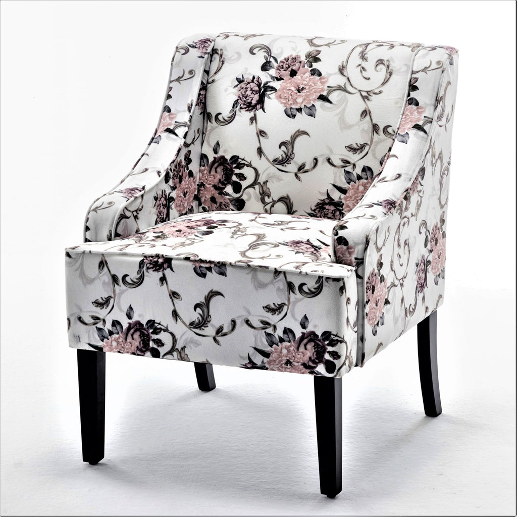 Versatile Upholstered Side Chair with Solid Wood Frame and Cushioned Comfort