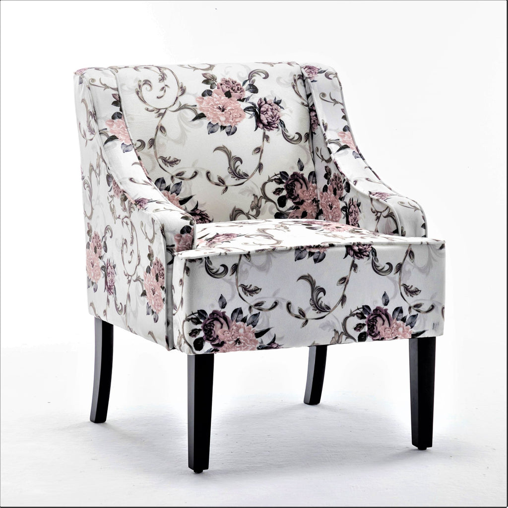 Versatile Upholstered Side Chair with Solid Wood Frame and Cushioned Comfort