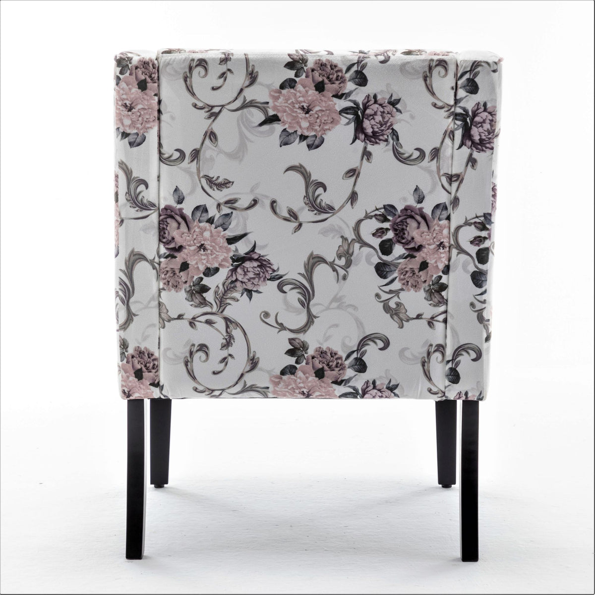 Versatile Upholstered Side Chair with Solid Wood Frame and Cushioned Comfort