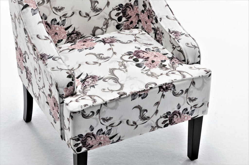 Versatile Upholstered Side Chair with Solid Wood Frame and Cushioned Comfort