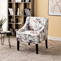 Versatile Upholstered Side Chair with Solid Wood Frame and Cushioned Comfort