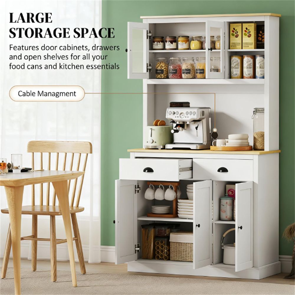TidyCabinet Premium Vertical Cabinet with Drawers and Adjustable Shelves