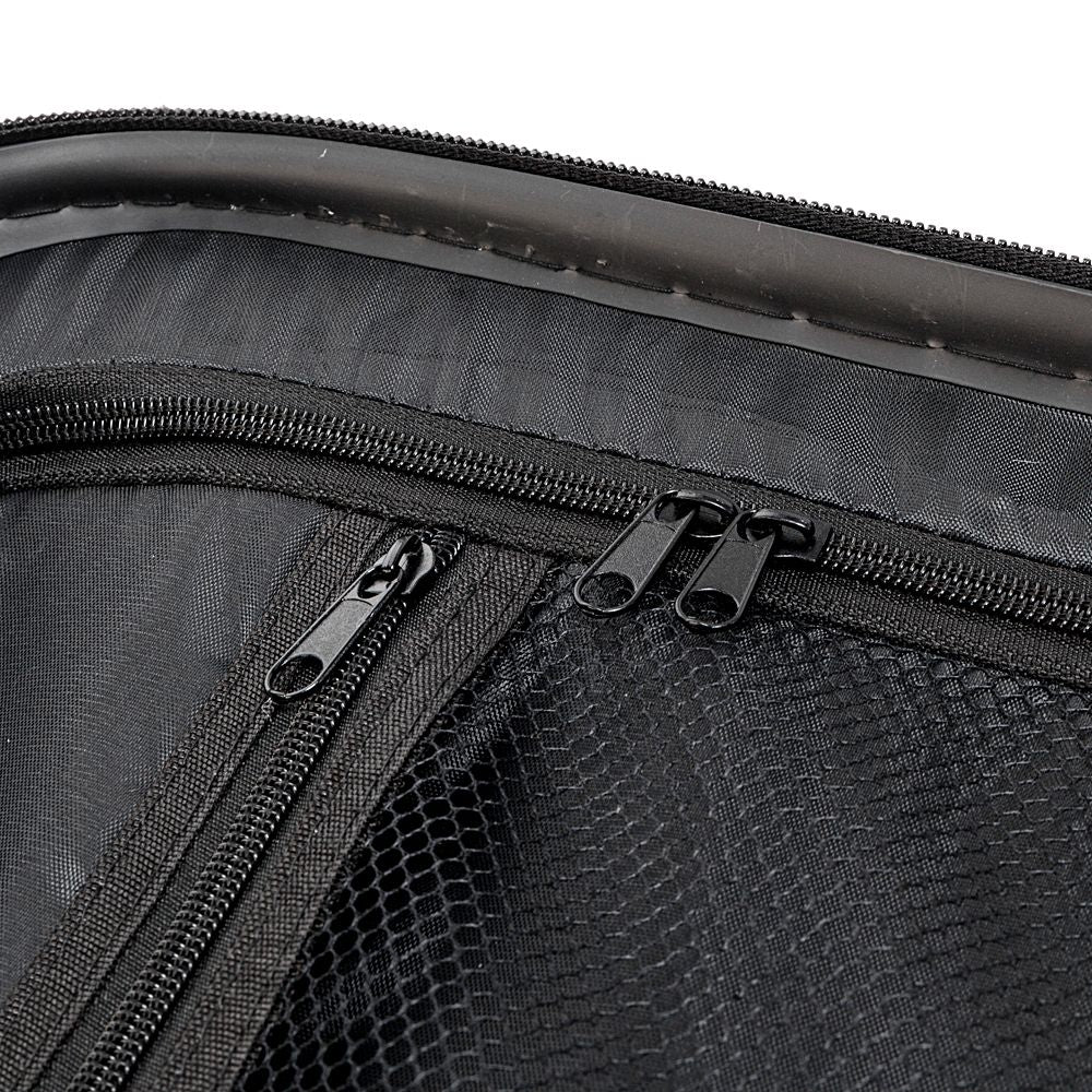 Vertical Striped 3-in-1 Luggage Set with Handle ABS Trolley Case with Swivel Wheels Aluminum Alloy T