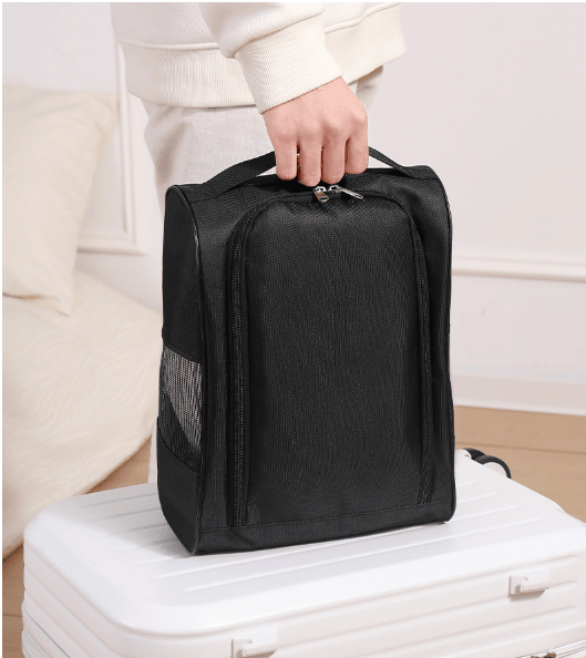 Vertical Travel Shoe Bag That Keeps Footwear Out of Your Clothes