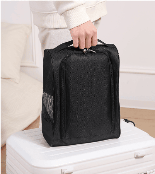 Vertical Travel Shoe Bag That Keeps Footwear Out of Your Clothes