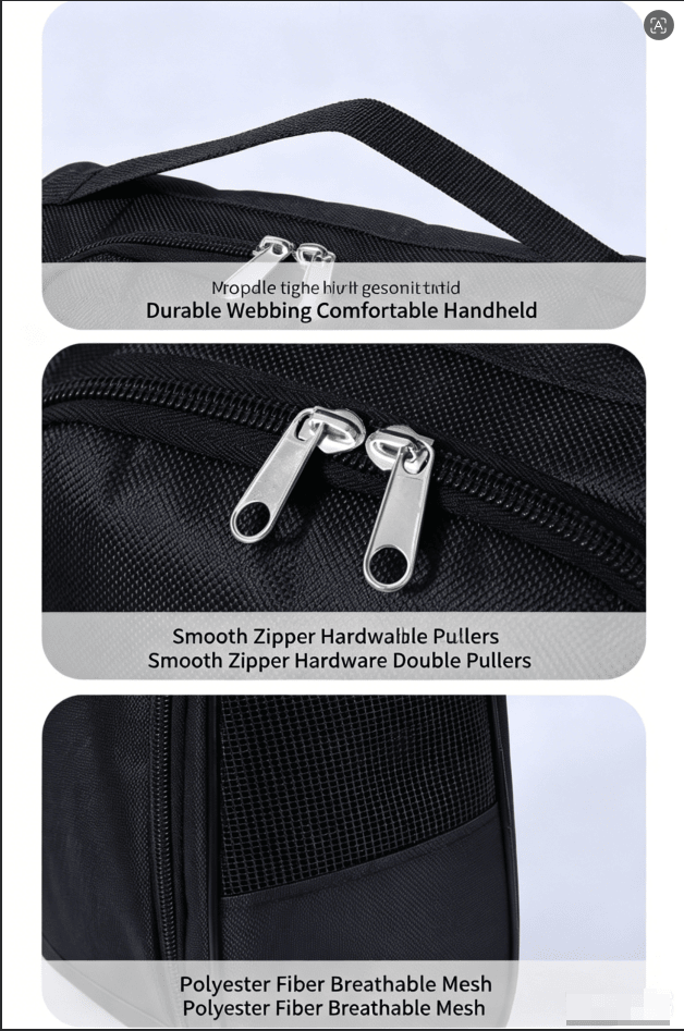 Vertical Travel Shoe Bag That Keeps Footwear Out of Your Clothes