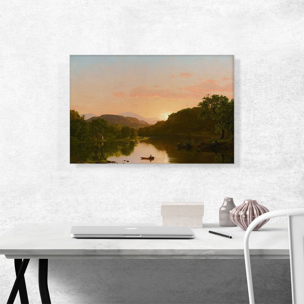 View in New England 1853 Canvas Wall Art
