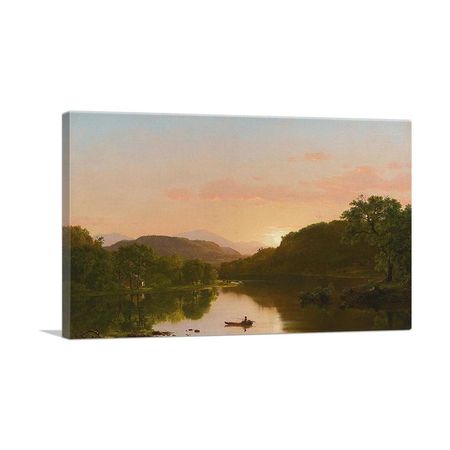 View in New England 1853 Canvas Wall Art