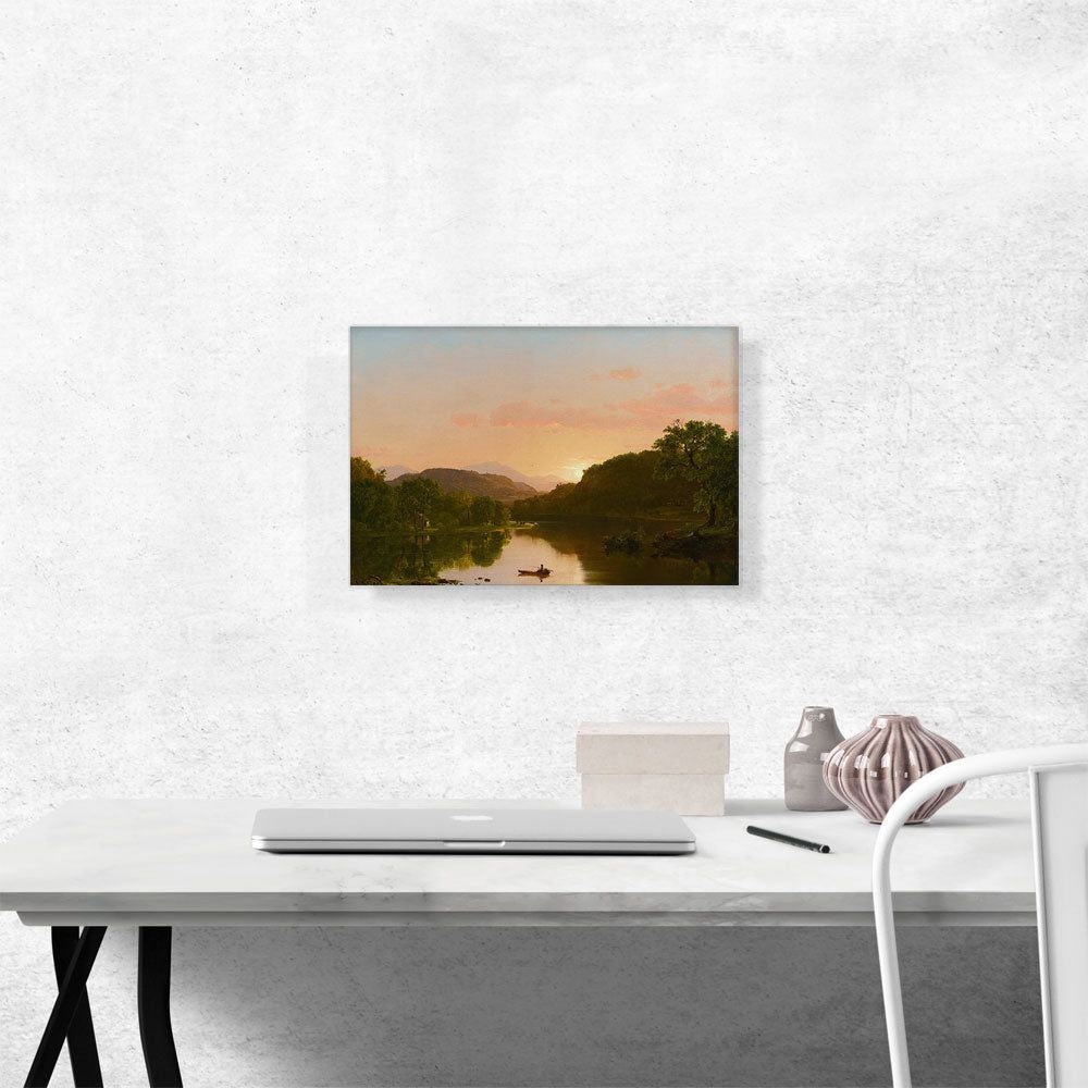 View in New England 1853 Canvas Wall Art