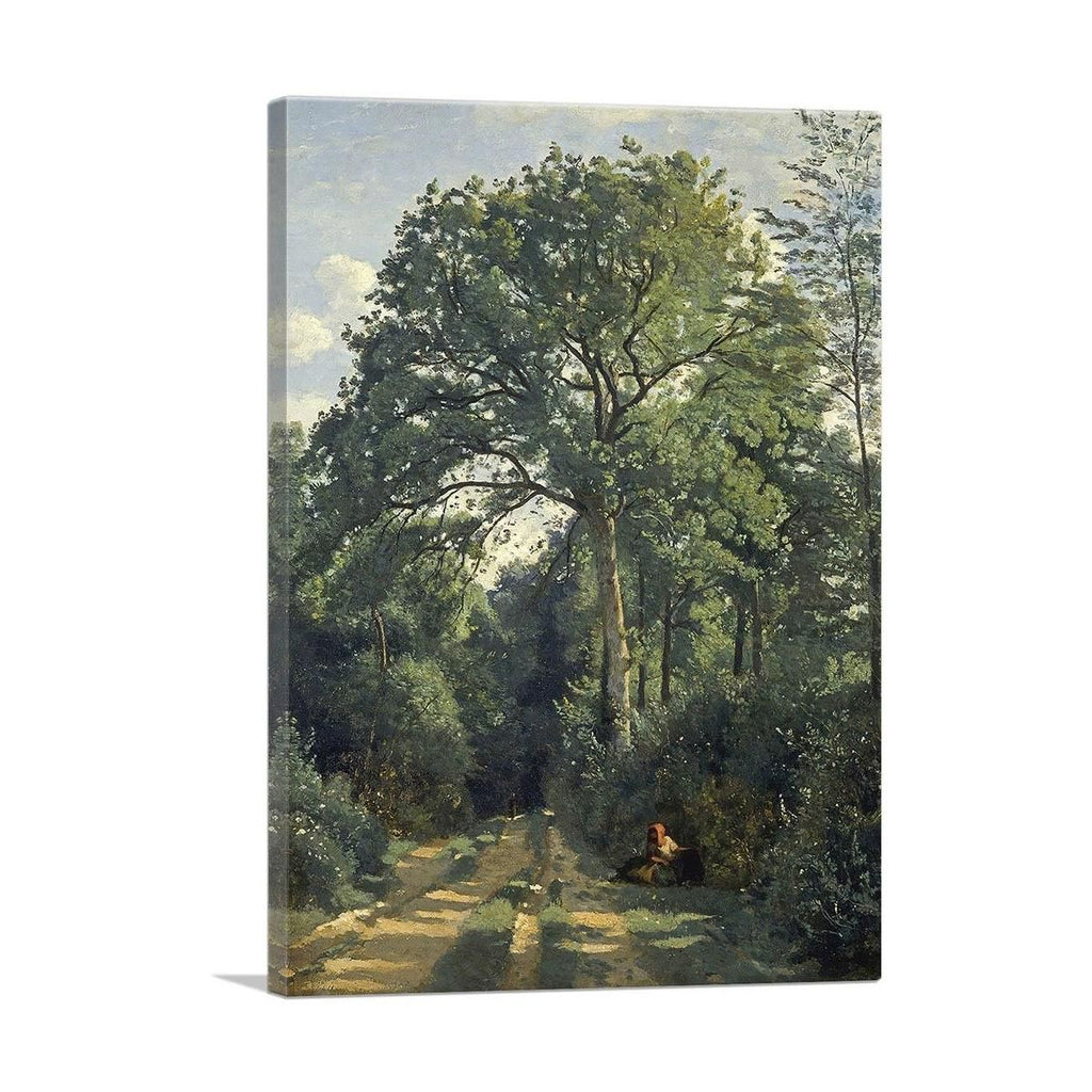 Ville d'Avray Entrance to the Wood 1825 – Premium Canvas Art
