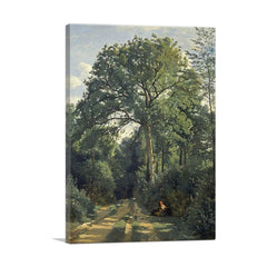 Ville d'Avray Entrance to the Wood 1825 – Premium Canvas Art
