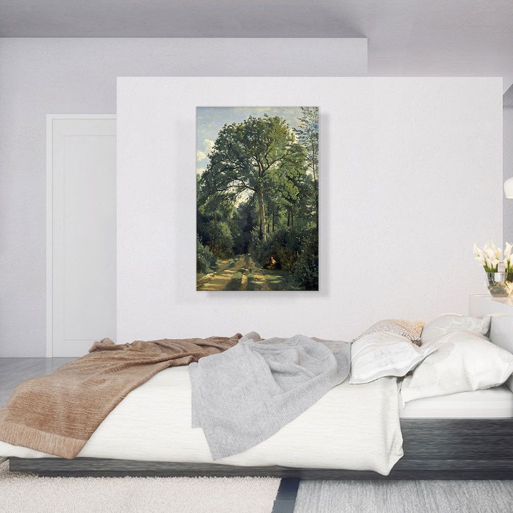 Ville d'Avray Entrance to the Wood 1825 – Premium Canvas Art