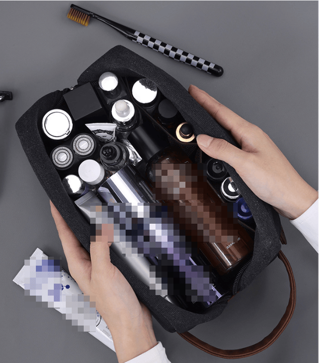 Travel Wash Bag for Toiletries and Grooming Essentials