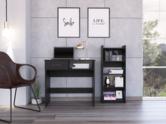 Vizcaya Home Office Desk and Bookcase Combo