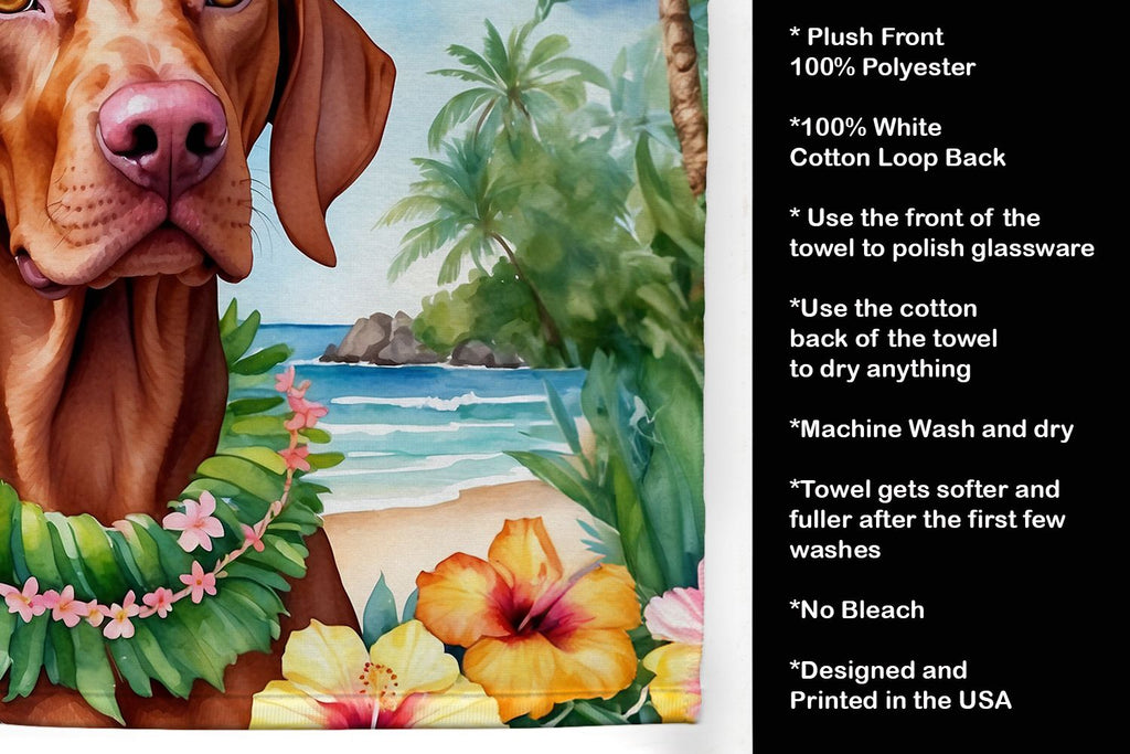 Vizsla Luau Decorative Kitchen Towel