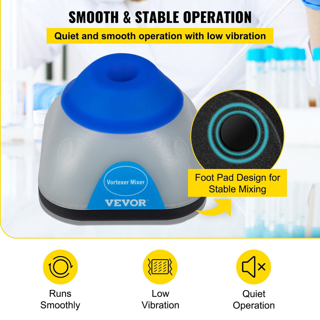 Touch-Activated Mini Vortex Mixer for Labs and Studios