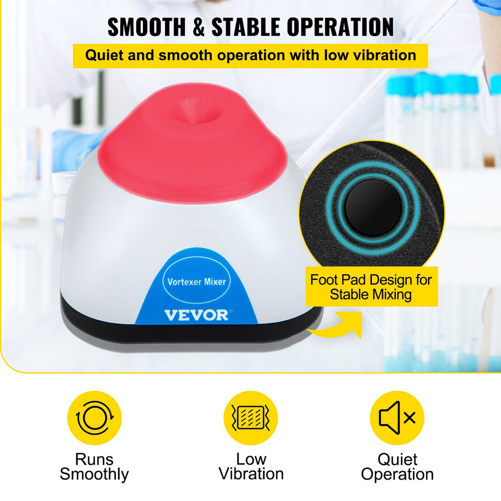 3000RPM Mini Vortex Mixer Shaker with Touch Operation